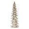 Melrose 26" Gold and White Frosted Christmas Tree Tabletop Decoration